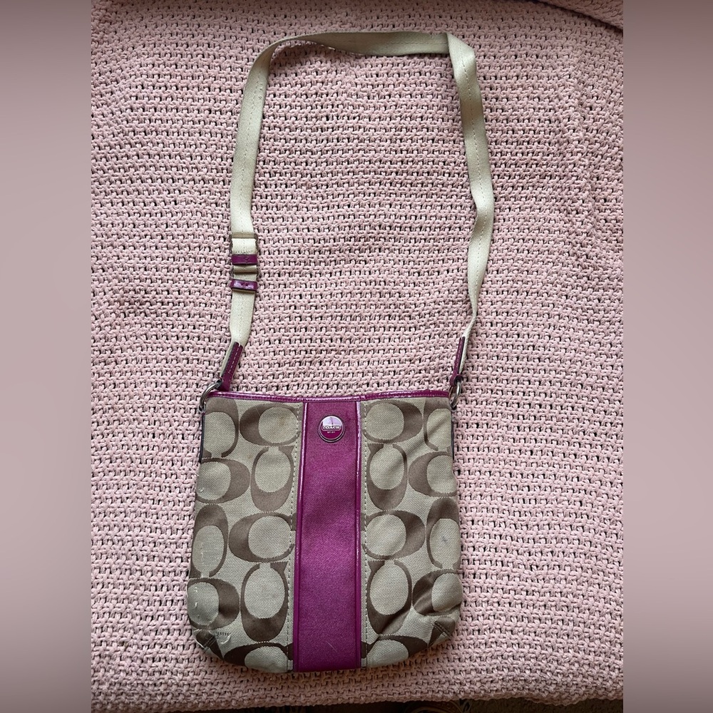 Coach purse and Vera Bradley cross body for sale. Both in good condition